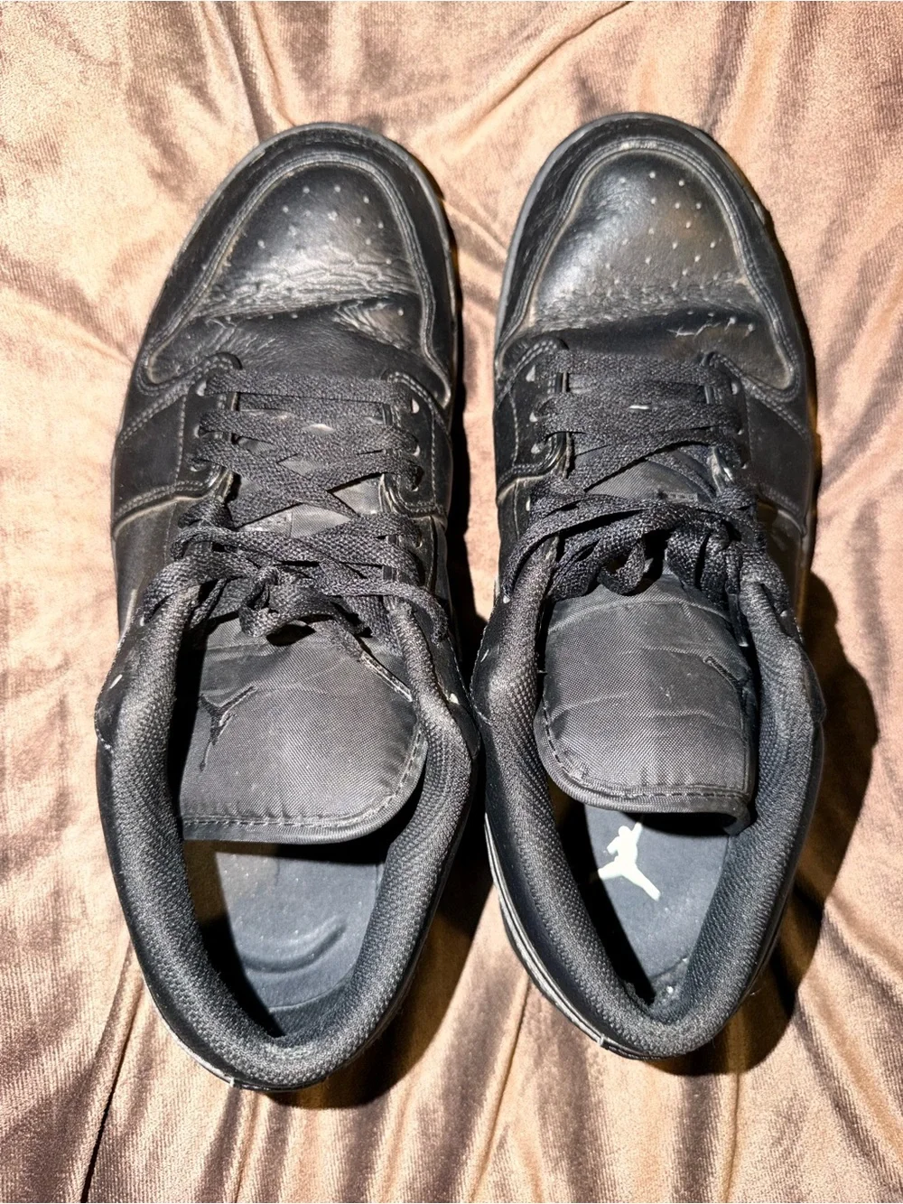 Nike Air Jordan 1 low basketball shoes sneakers triple black